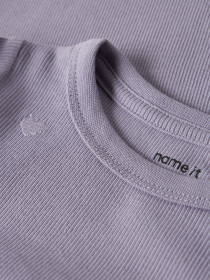 NAME IT T-shirt Nakal Lavender Gray